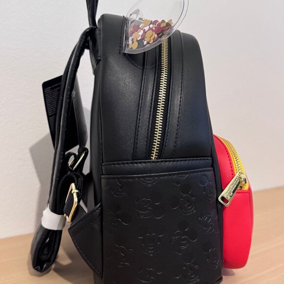 Loungefly Disney Mickey Mouse Confetti Ears Mini Backpack - BoxLunch Exclusive main image 4
